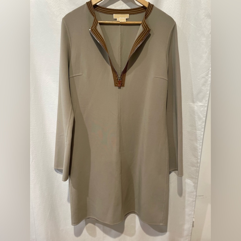 Michael Kors Cream Long Sleeve Coat